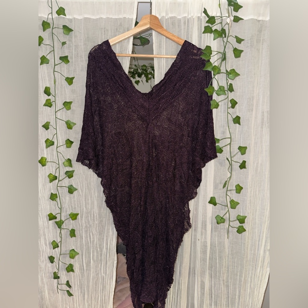 vintage lace poncho